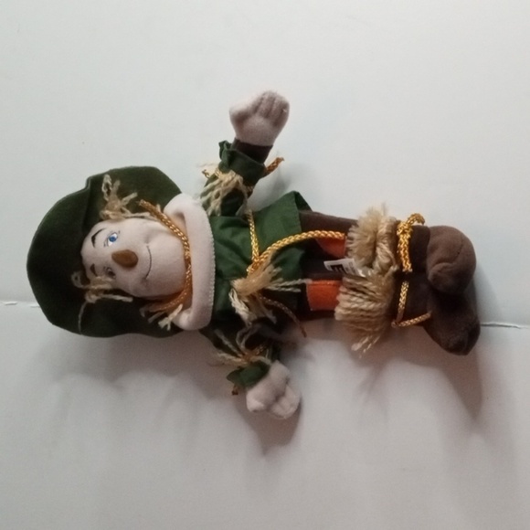 Warner Brothers studio Store Wizard Of Oz the Scarecrow 9" beanie Pre-owned - Picture 1 of 7